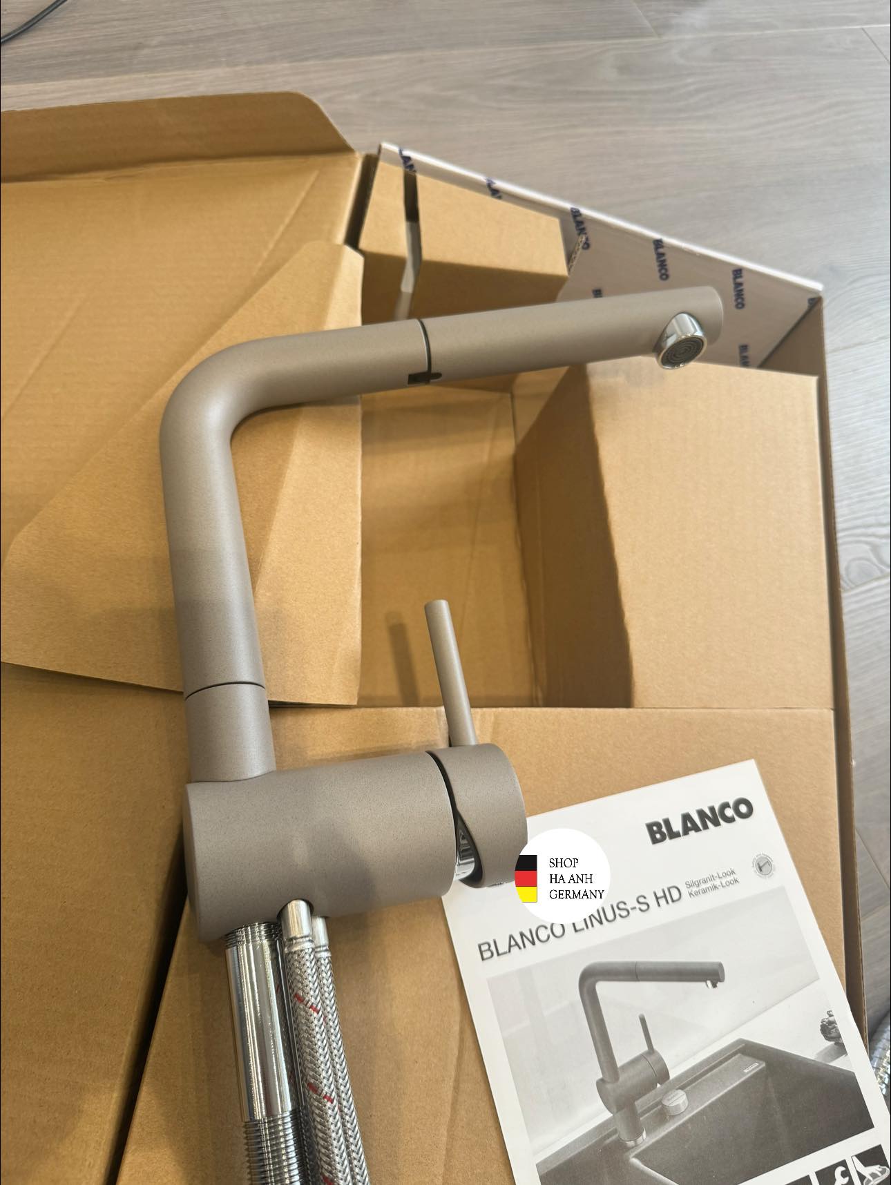 Vòi rửa bát Blanco Linus-S Màu Tartufo | 517621