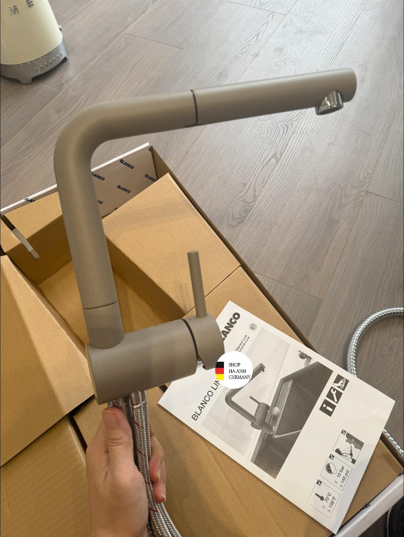 Vòi rửa bát Blanco Linus-S Màu Tartufo | 517621