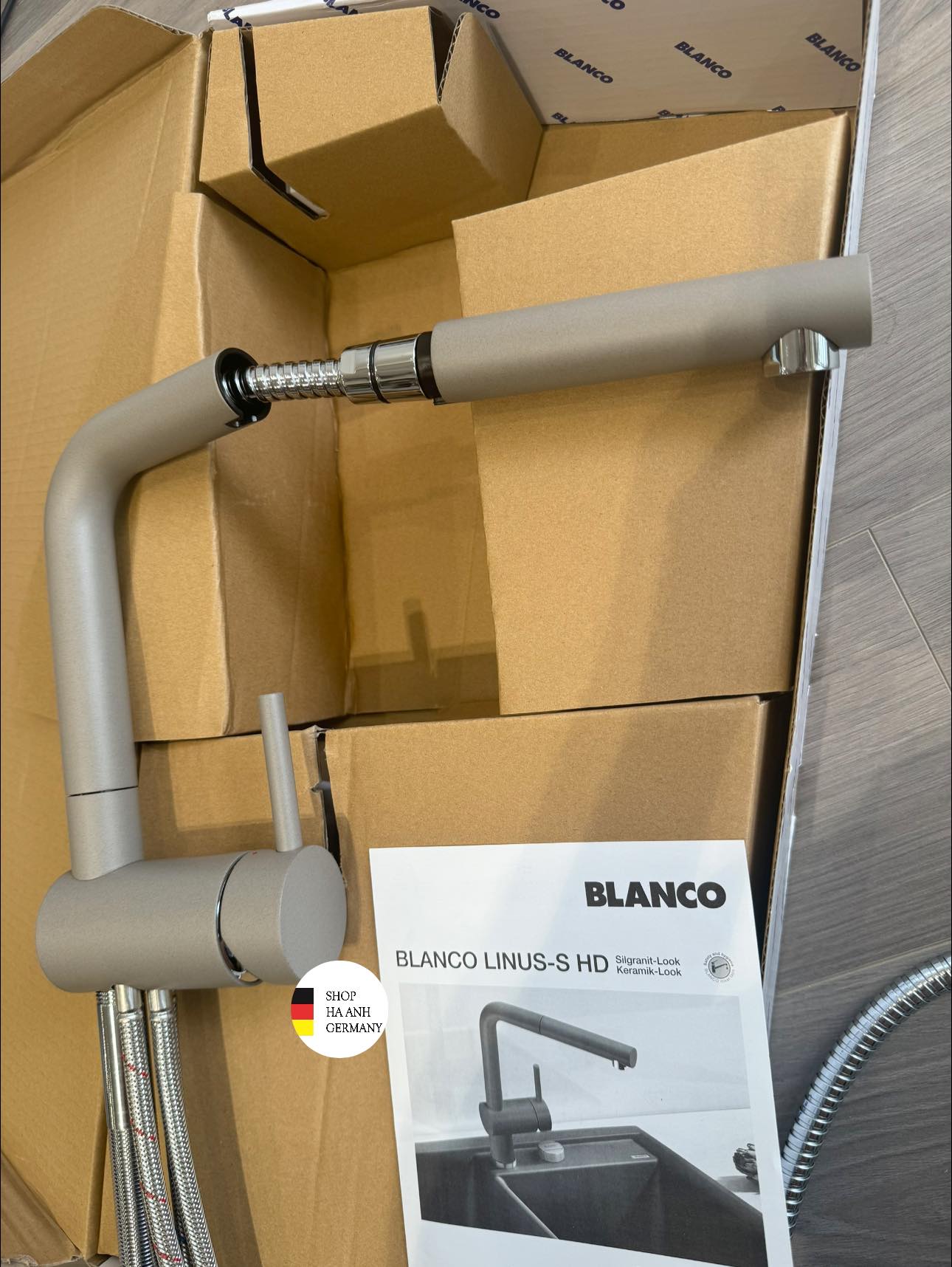 Vòi rửa bát Blanco Linus-S Màu Tartufo | 517621