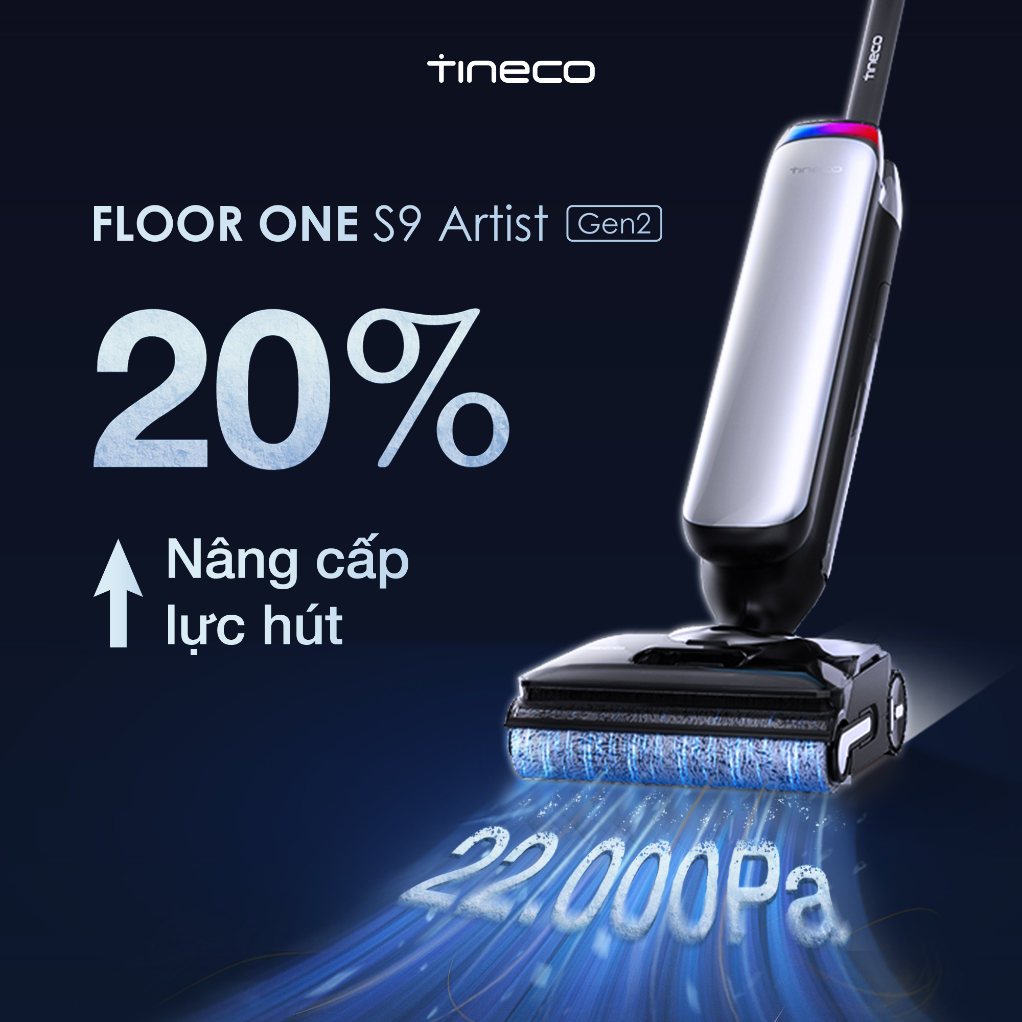 Máy hút bụi lau nhà Tineco Floor One | S9 Artist Gen 2
