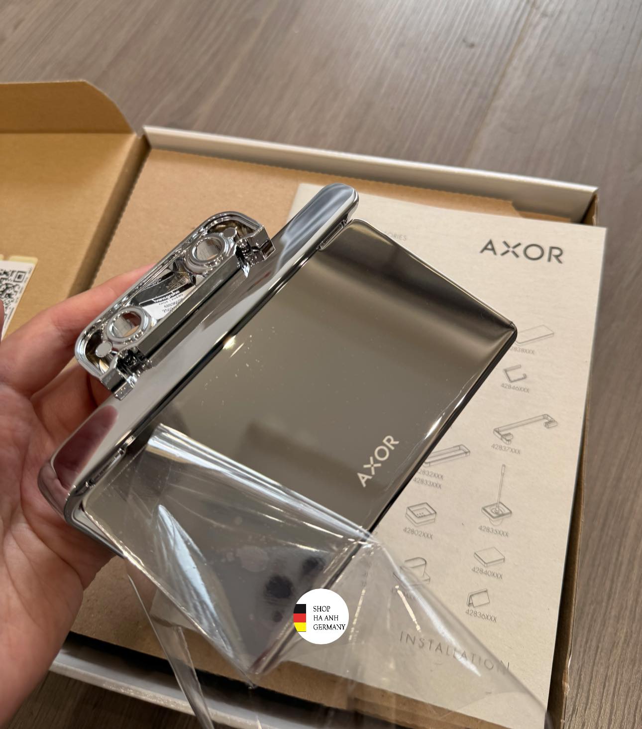 Giá để giấy vệ sinh Hansgrohe Axor | 42836000