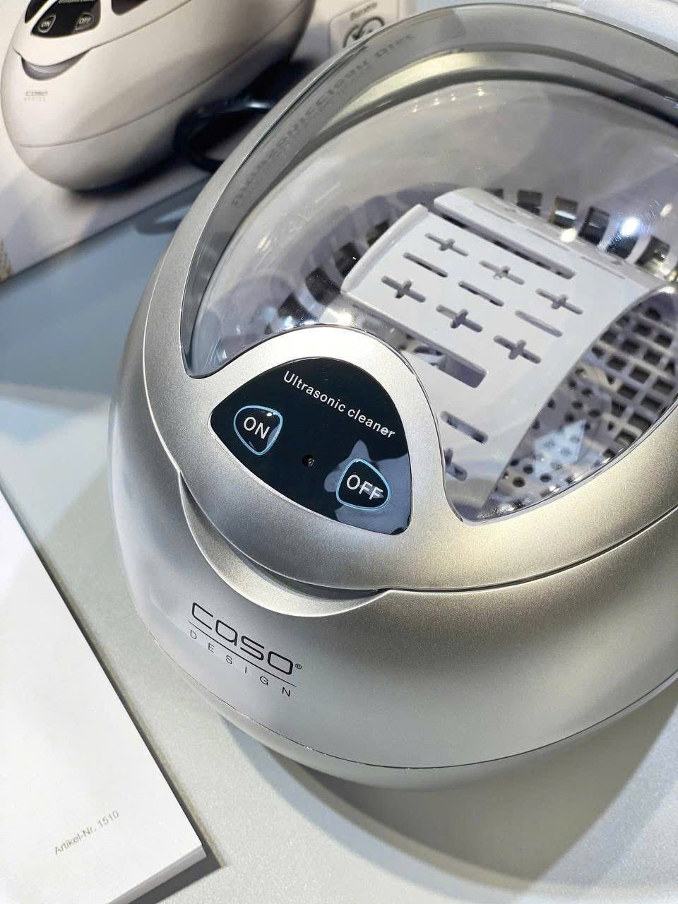 Máy làm sạch đồ trang sức bằng sóng siêu âm CASO UltraSonic Clean 50W 0.6l