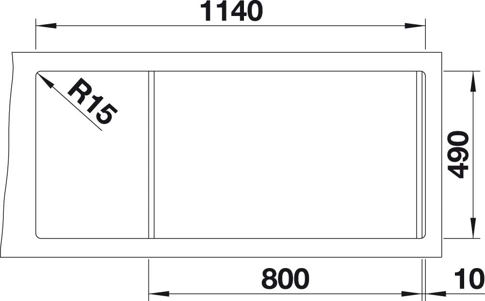 Chậu rửa bát Blanco Divon II 8 S IF | ‎521665