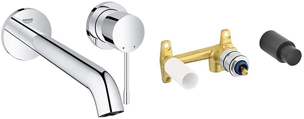 Vòi lavabo âm tường Grohe Essence | 19967001+ 23571000