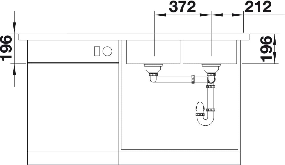 Chậu rửa bát Blanco Divon II 8 S IF | ‎521665