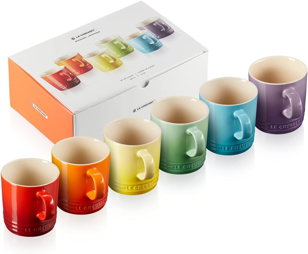 Set 6 cốc Le Creuset cầu vồng | 350ml
