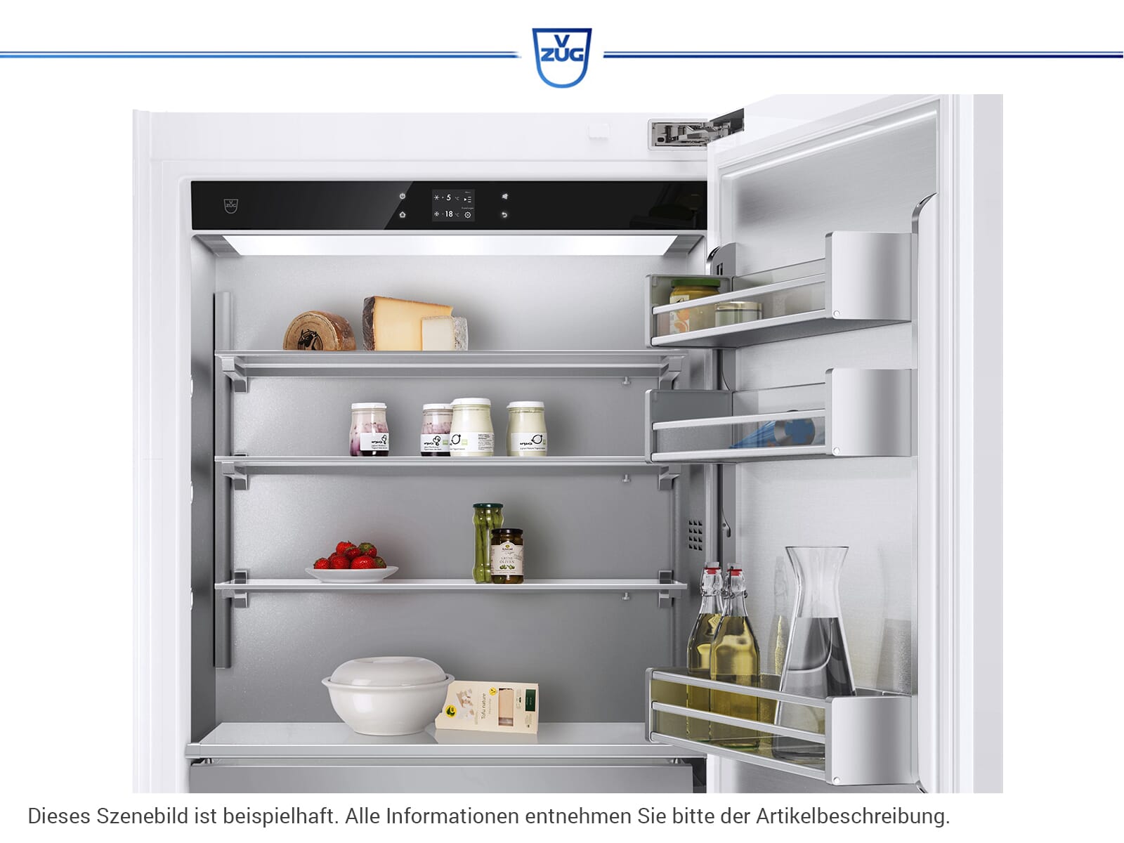 Tủ lạnh âm tủ V-ZUG CombiCooler V6000 90 Supreme | 5113300002