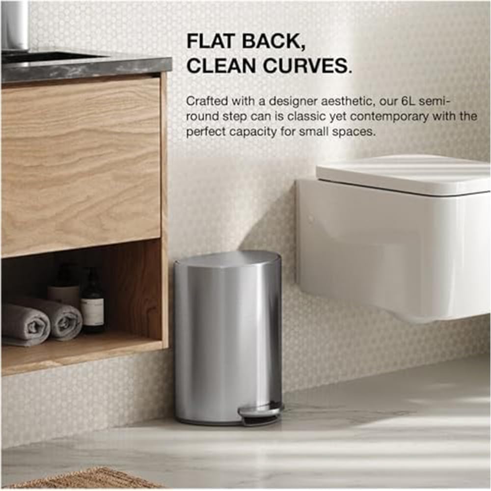 Thùng rác đạp chân Simplehuman 6L | CW2106