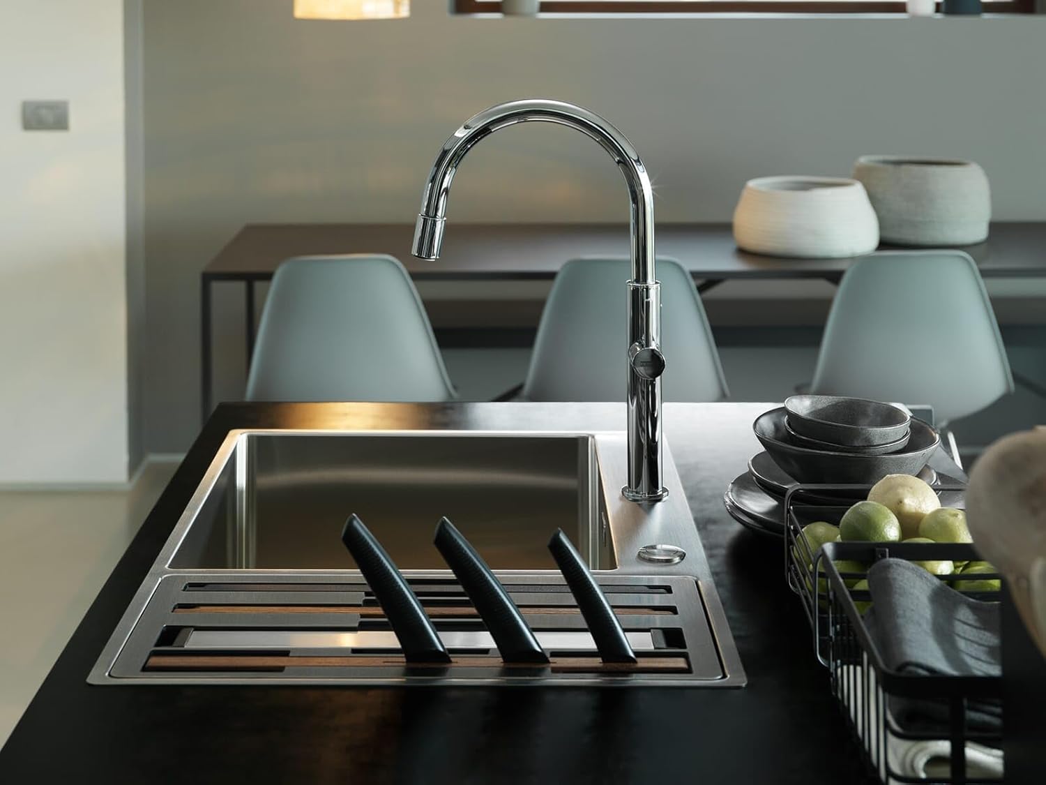 Chậu rửa bát thép không gỉ Franke Box Center | BWX 220-54-27A