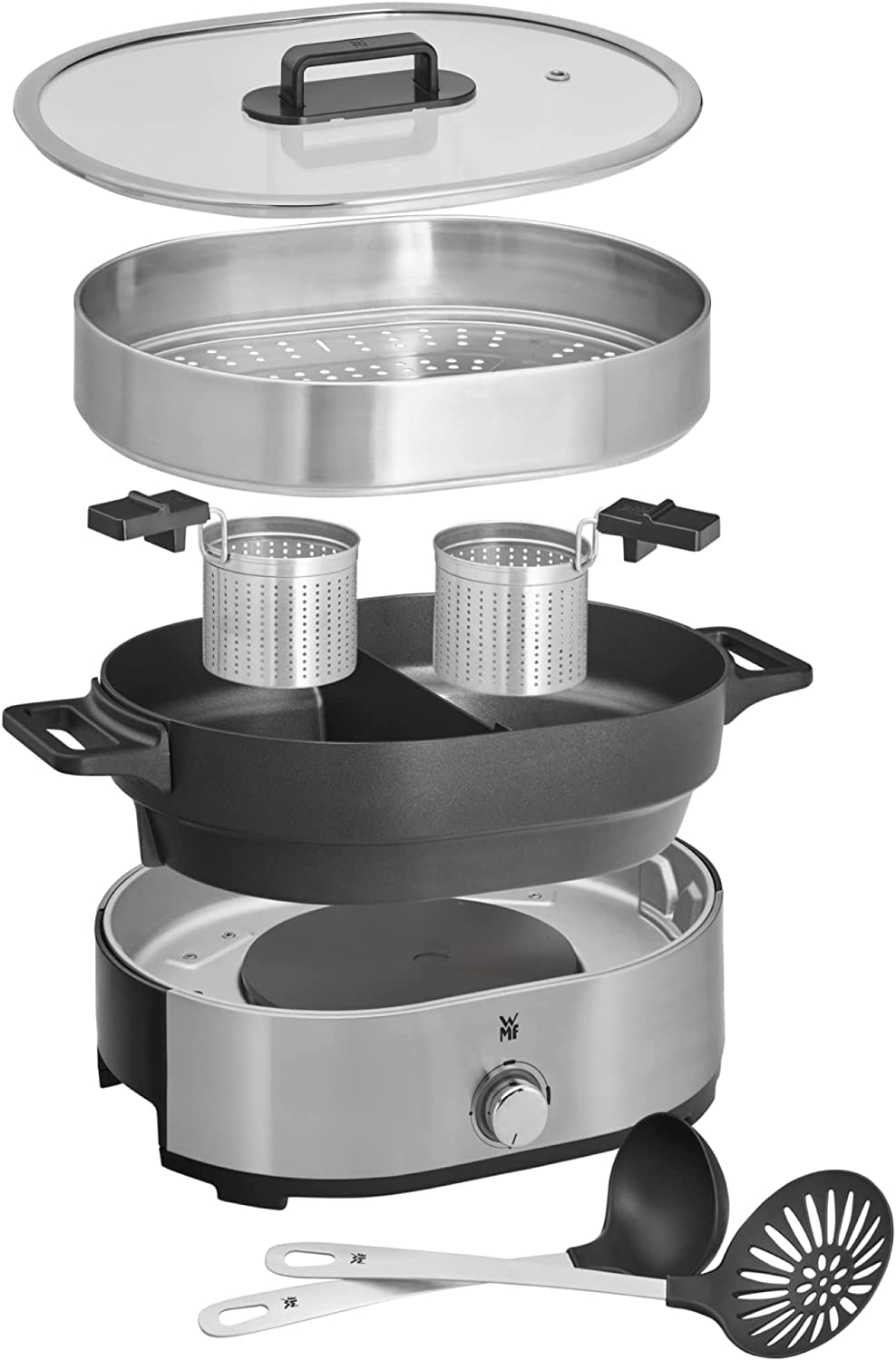 Nồi Lẩu Hấp WMF Lono Hot Pot & Steam | 04.1554.0011