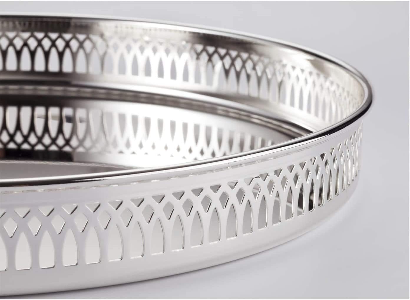 Khay mạ bạc Edzard | 30cm