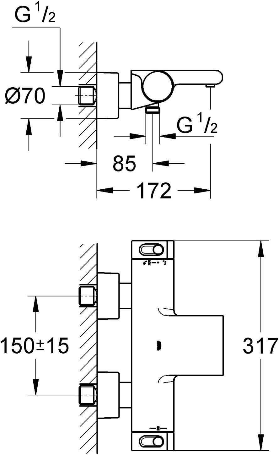 Sen tắm Grohe Grohtherm 2000 | 34174001