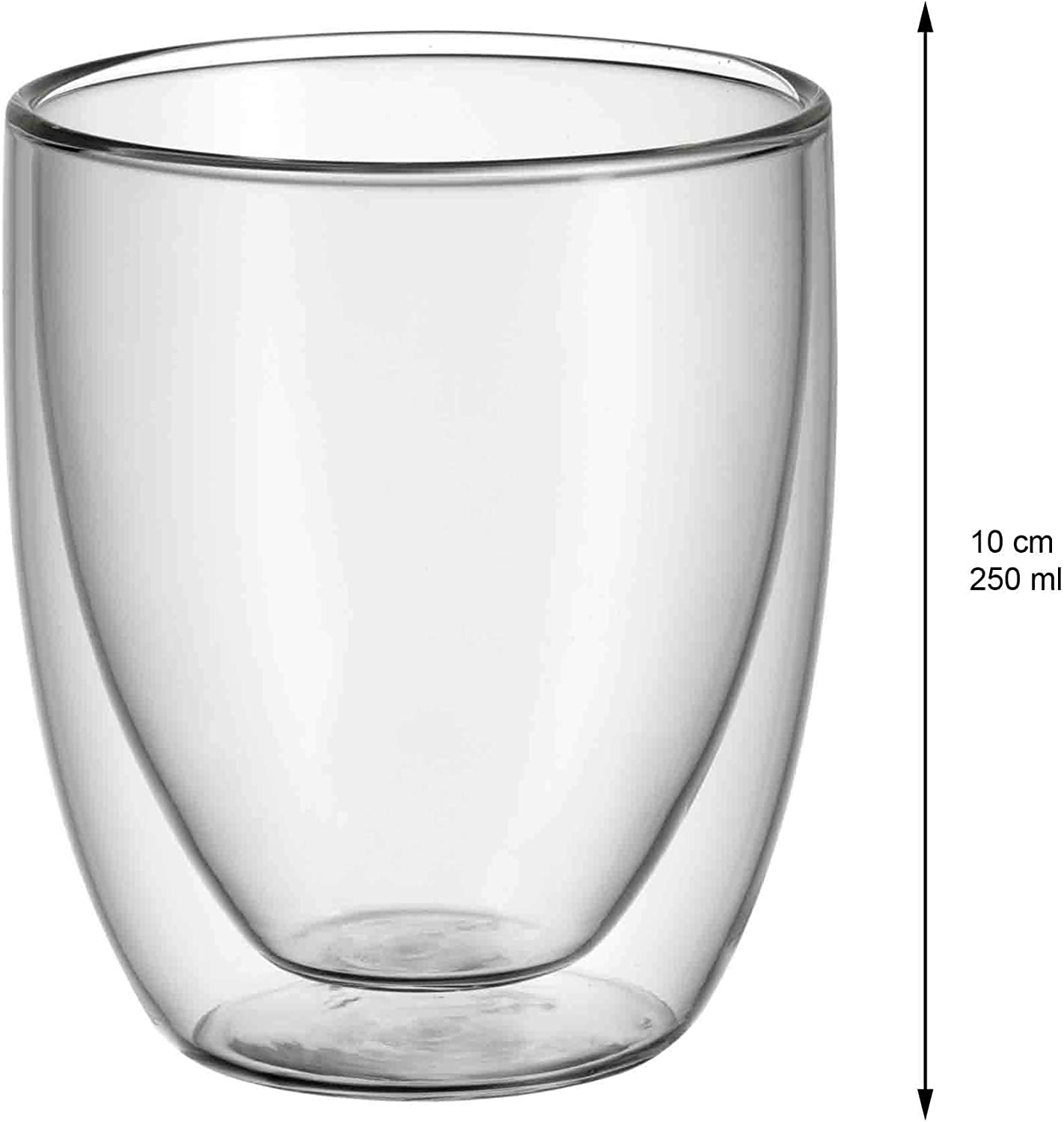 Bộ cốc thủy tinh cách nhiệt WMF KULT 250ml | 6 cốc