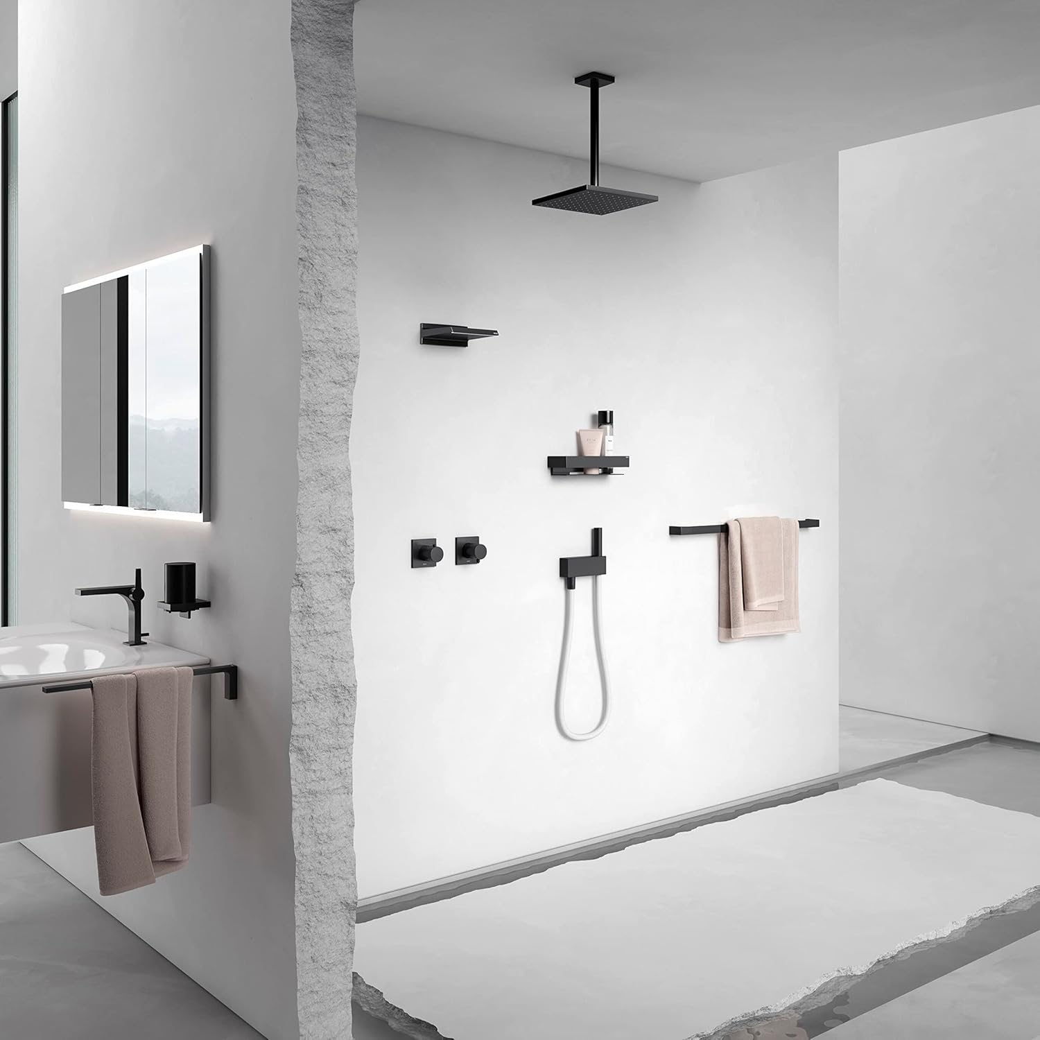 Kệ tắm Keuco Edition 11 màu đen | 11158370000