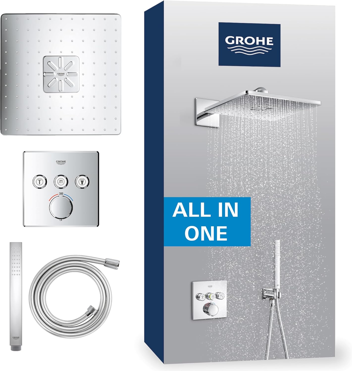 Bộ sen tắm âm tường GROHE Precision SmartControl 310 | 34875000