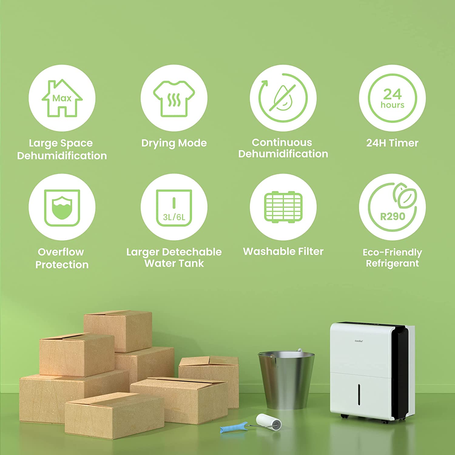 Máy hút ẩm Comfee MDDP 30L | 30DEN7