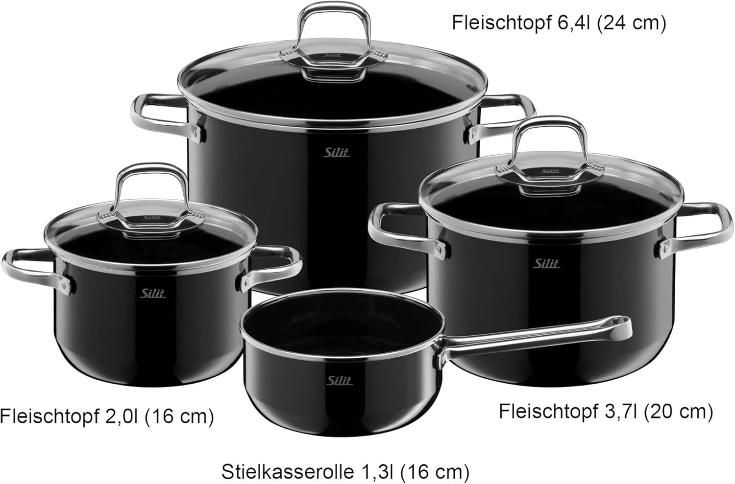 Bộ nồi silargan Silit Elegance 4 món | Made in Germany