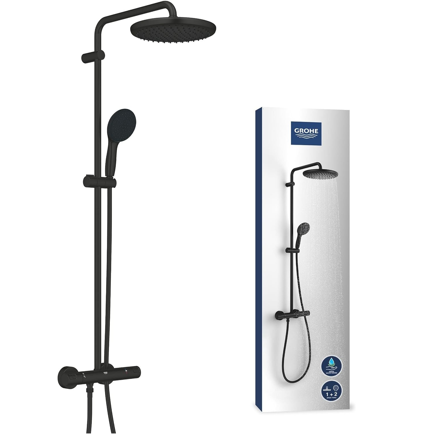 Sen cây GROHE Vitalio 250 màu đen | 266772431