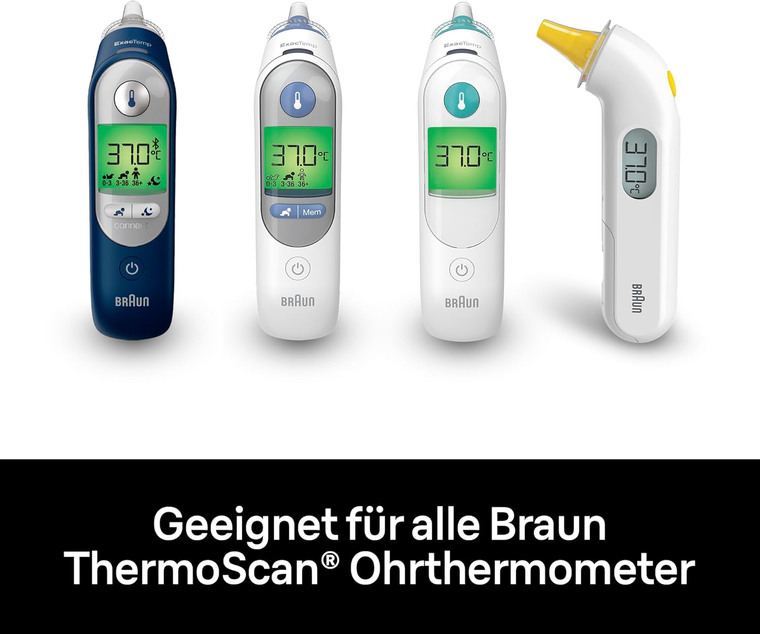 Nắp bọc đầu máy đo nhiệt độ tai Braun ThermoScan | 40 chiếc