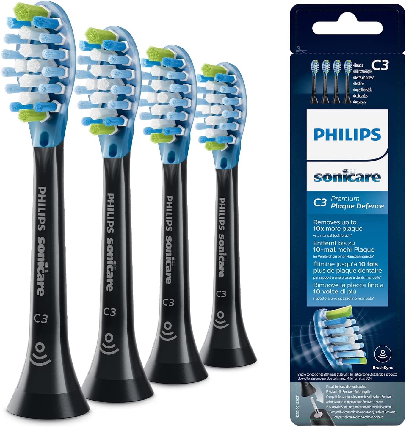 Set 4 đầu bàn chải điện Philips soncare | HX9044/33
