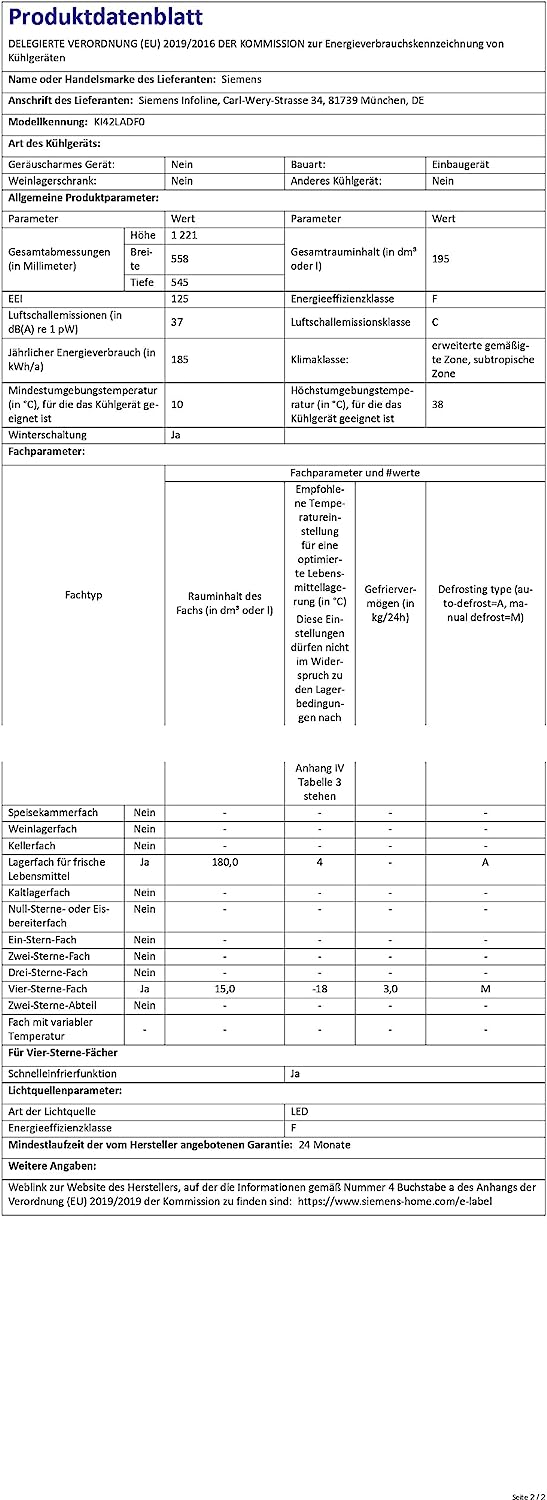 Tủ lạnh Siemens iQ500 | KI42LADD1