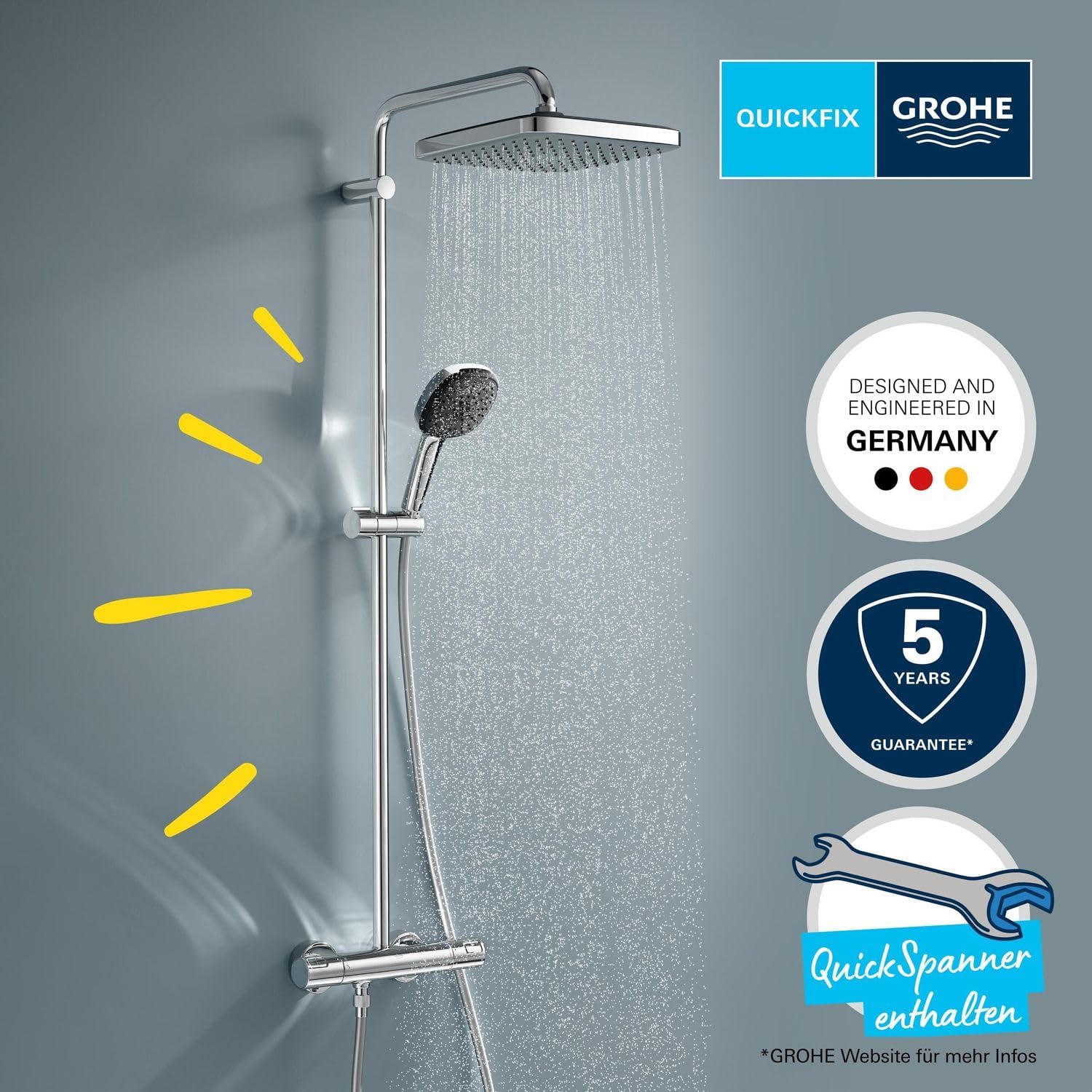 Sen cây Grohe Vitalio 250, 2 xả | 26696001
