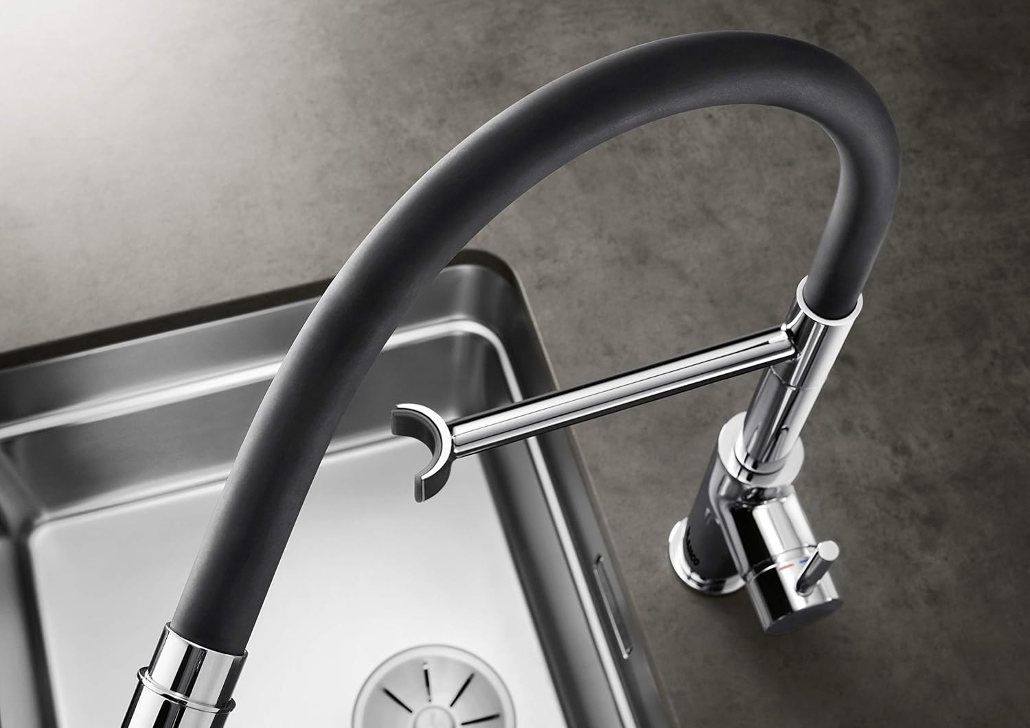 Vòi rửa bát  Blanco  Catris-S Flexo  màu inox xước | 525792