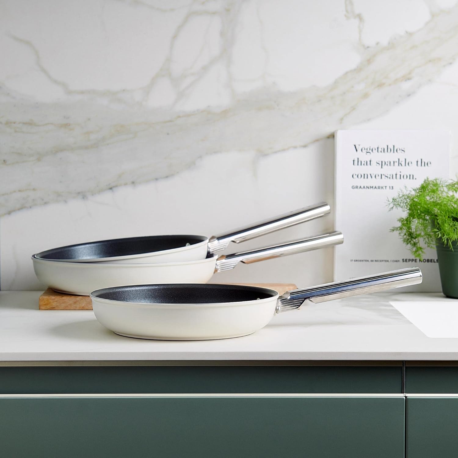 Chảo chống dính Smeg CKFF2401CRM Made in Italy | 24cm