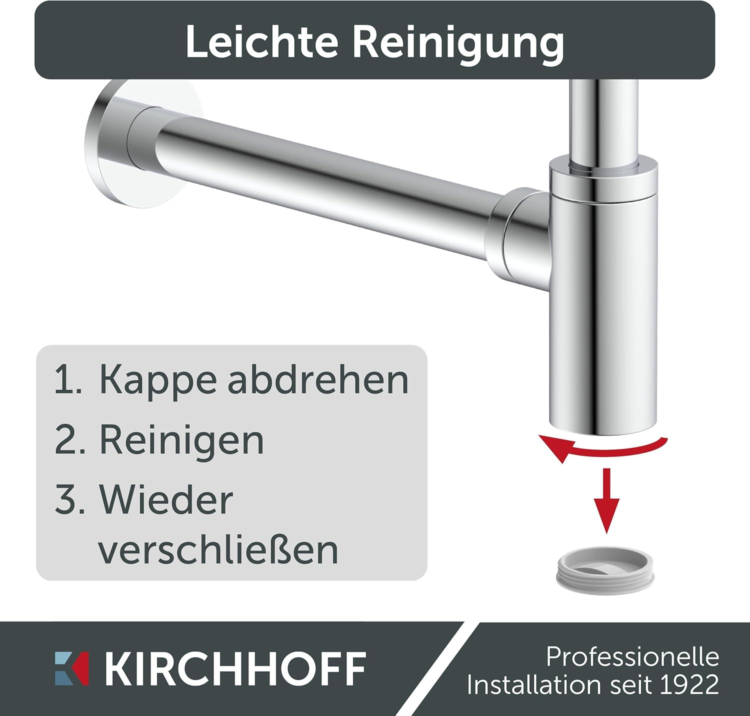 Xi phông chậu Lavabo Kirchhoff | 98166210