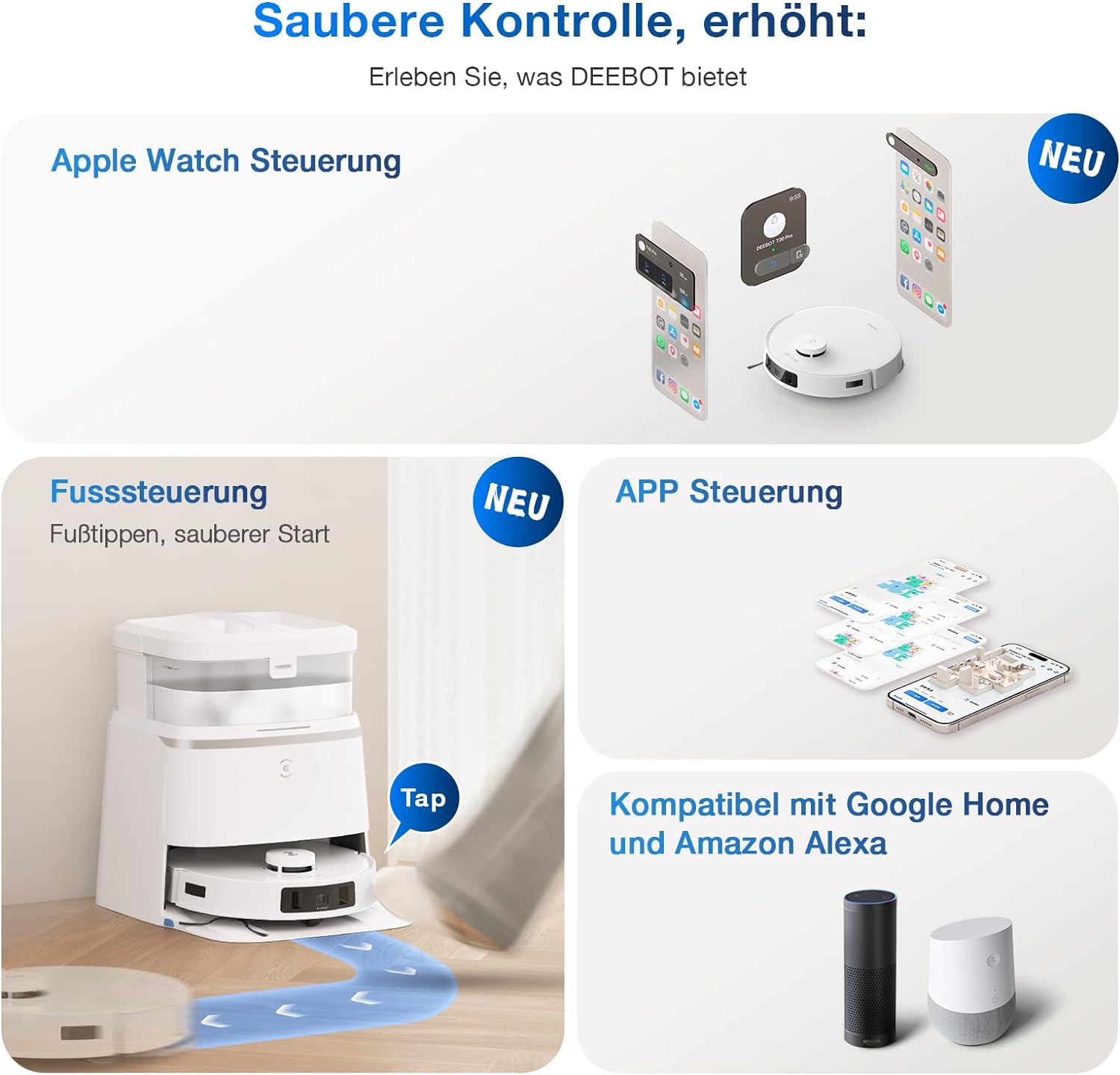 Robot hút bụi Ecovacs Pro Omni Quốc Tế | T30