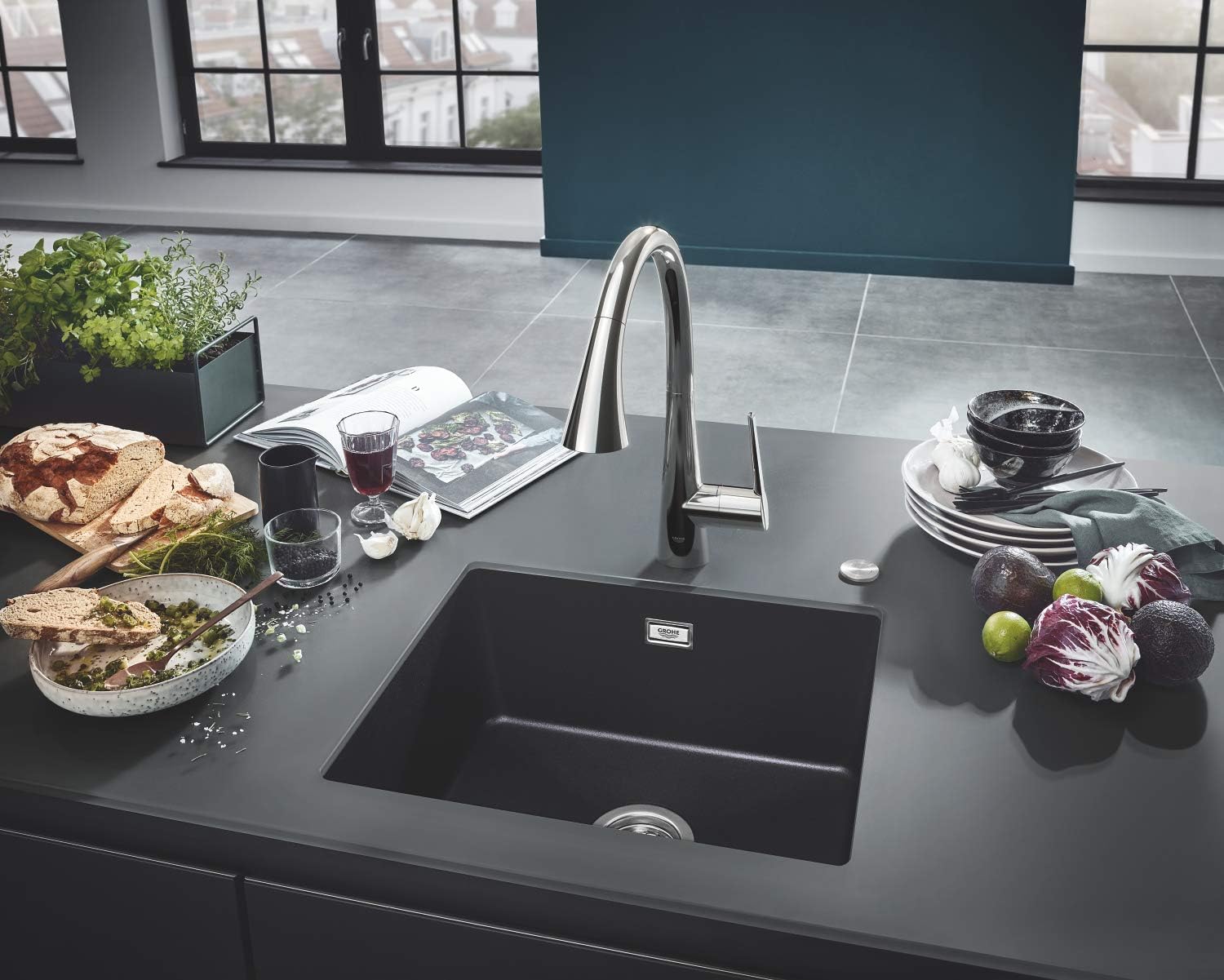 Vòi rửa bát dây rút Grohe Zedra | 32294002