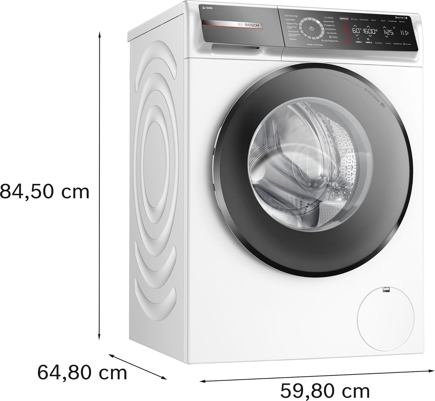 Máy giặt Bosch Series 8 i-DOS 10kg | WGB256A40