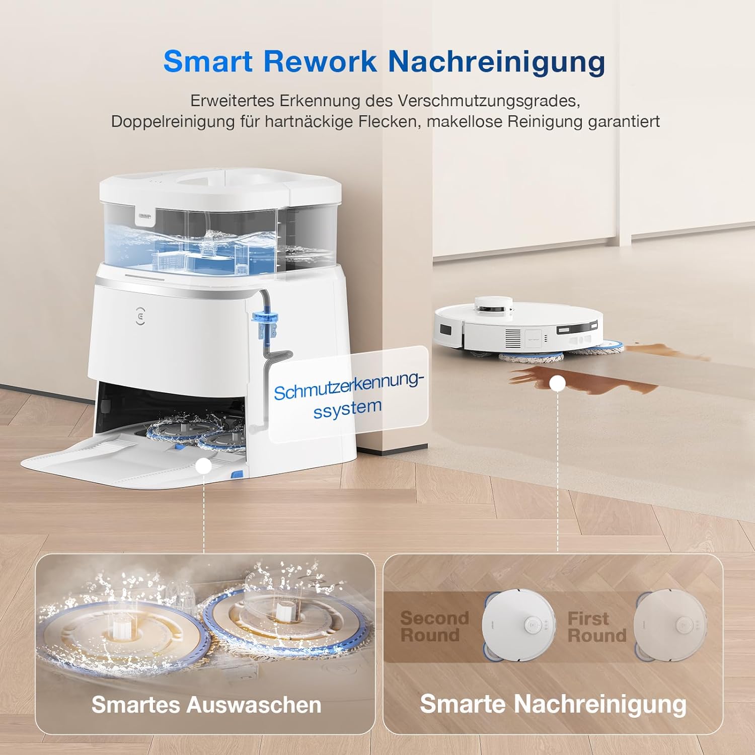 Robot hút bụi Ecovacs Pro Omni Quốc Tế | T30