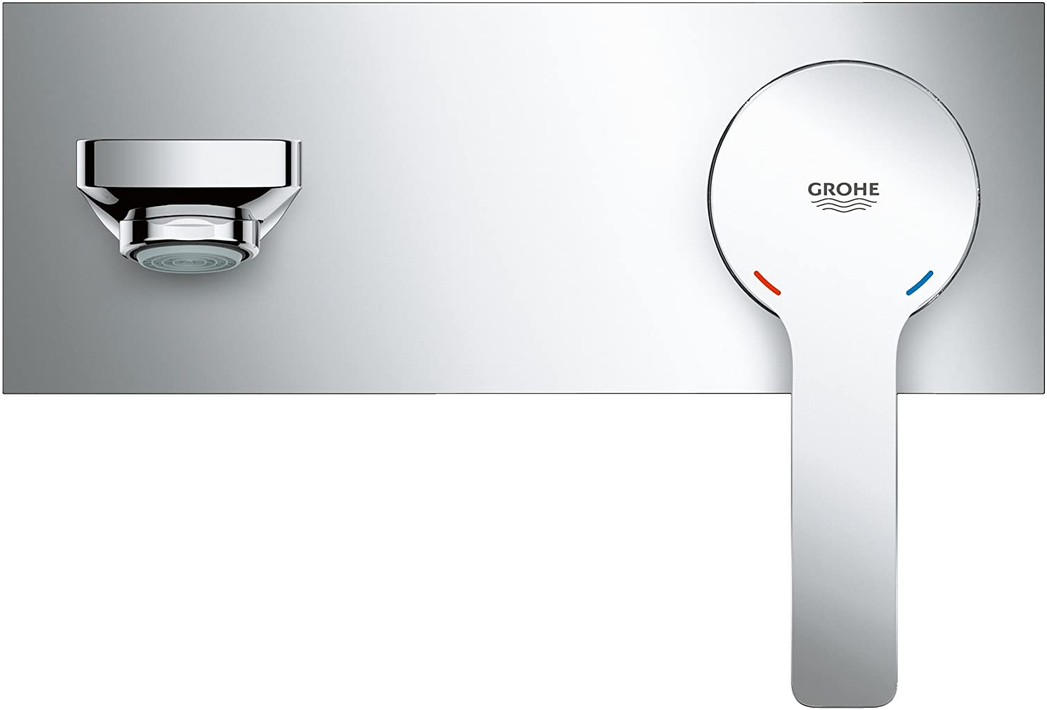 Vòi Lavabo âm tường Grohe Lineare | 23444001+23571000