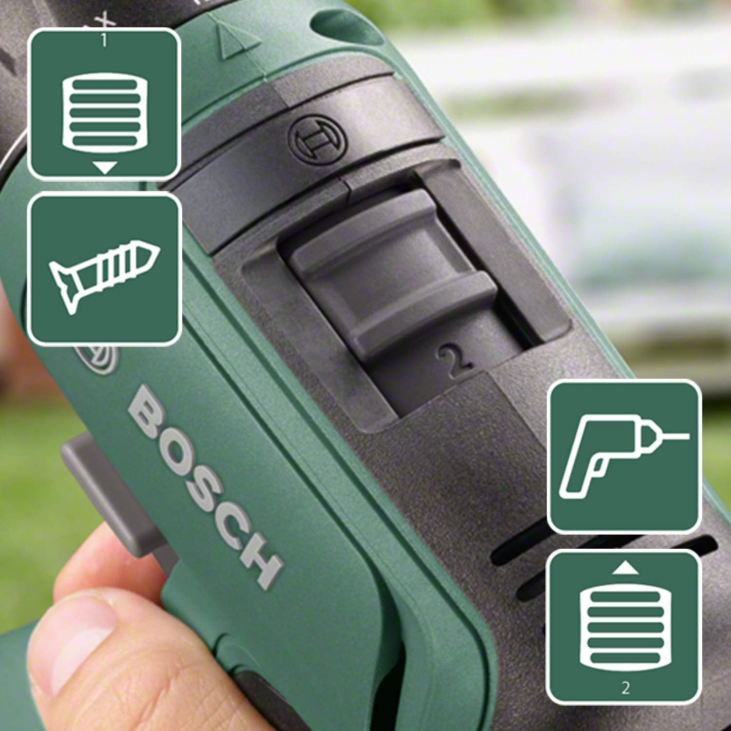 Bộ máy khoan Bosch UniversalDrill 18 | Bản 2 pin
