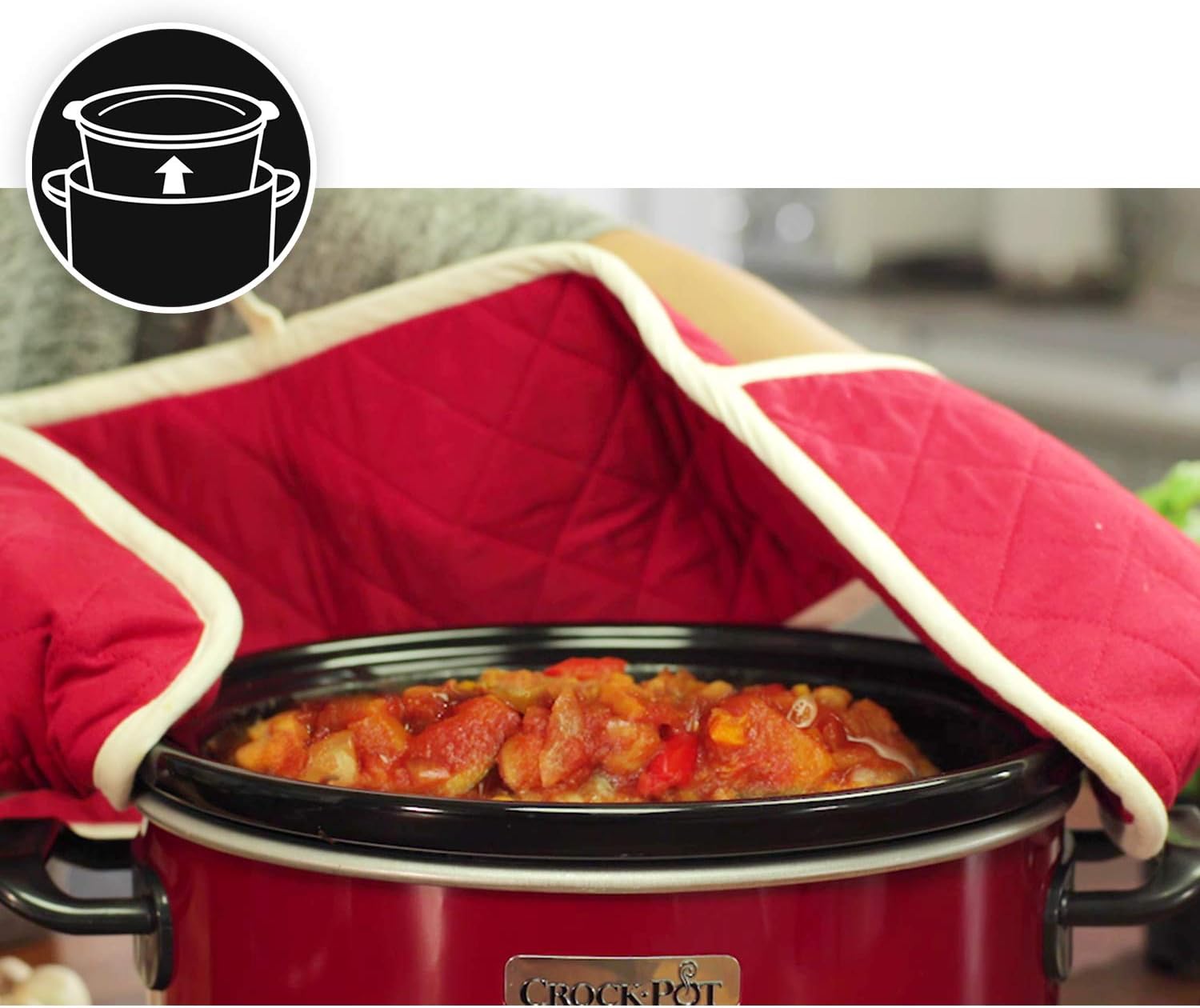 Nồi nấu chậm Crock Pot 3.5L Màu đỏ | SCV400RD