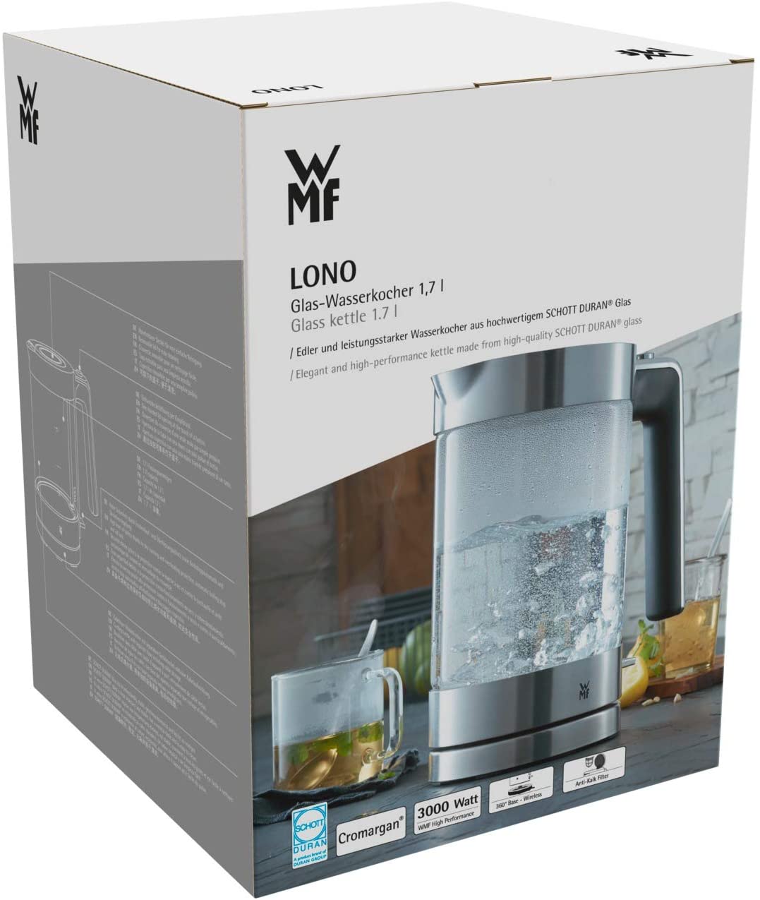 Ấm siêu tốc WMF Lono 3000W | 1.7L