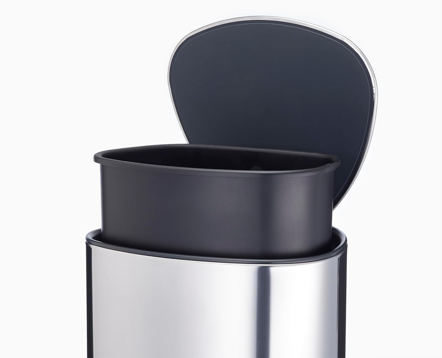 Thùng rác Joseph Joseph EasyStore Luxe Steel Pedal Bin 5L màu inox | 70596