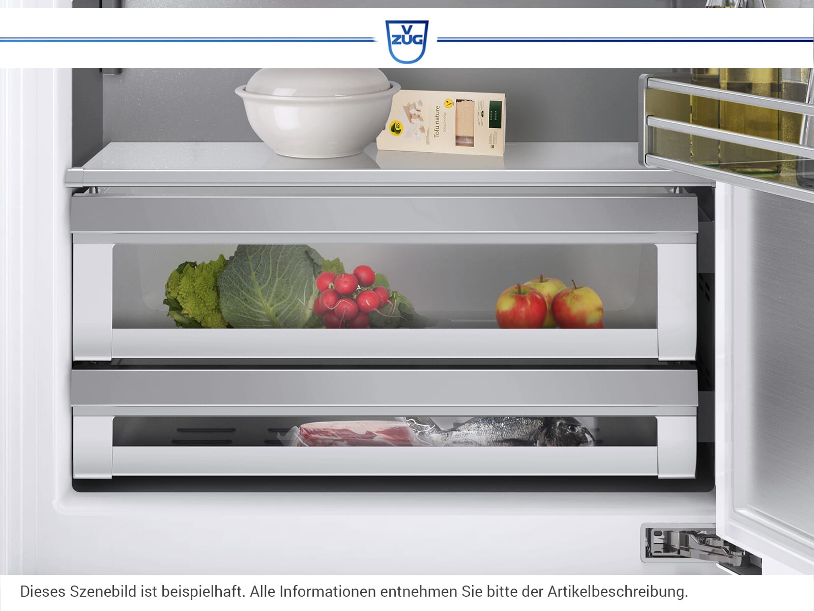 Tủ lạnh âm tủ V-ZUG CombiCooler V6000 90 Supreme | 5113300002