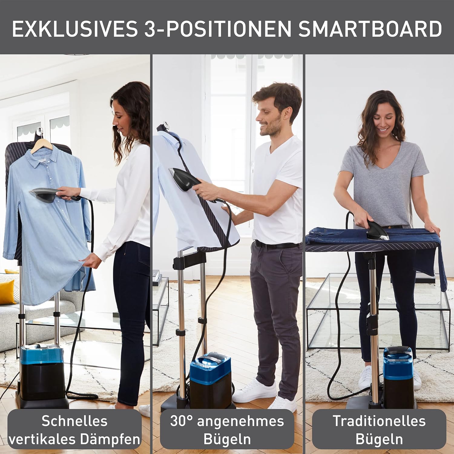 Bàn là hơi nước Tefal IXEO Power | QT2022