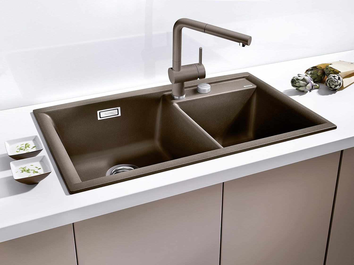 Vòi rửa bát Blanco Linus-S màu cafe | 516697