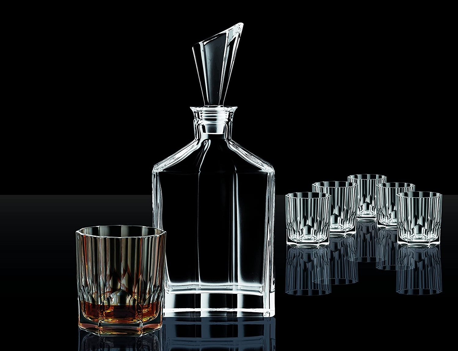 Bộ cốc và bình rượu pha lê Nachtmann ASPEN