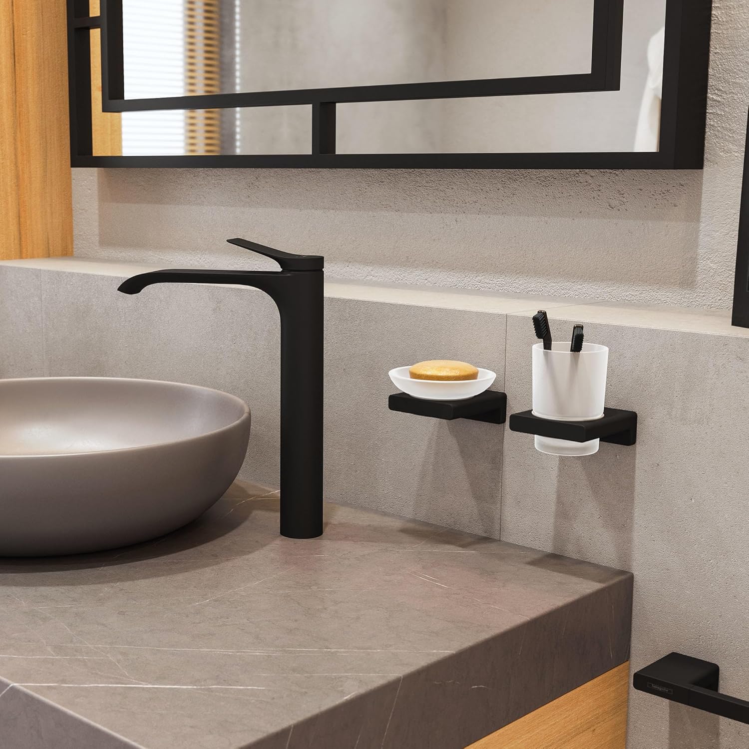 Cốc đánh răng Hansgrohe AddStoris | 41749670