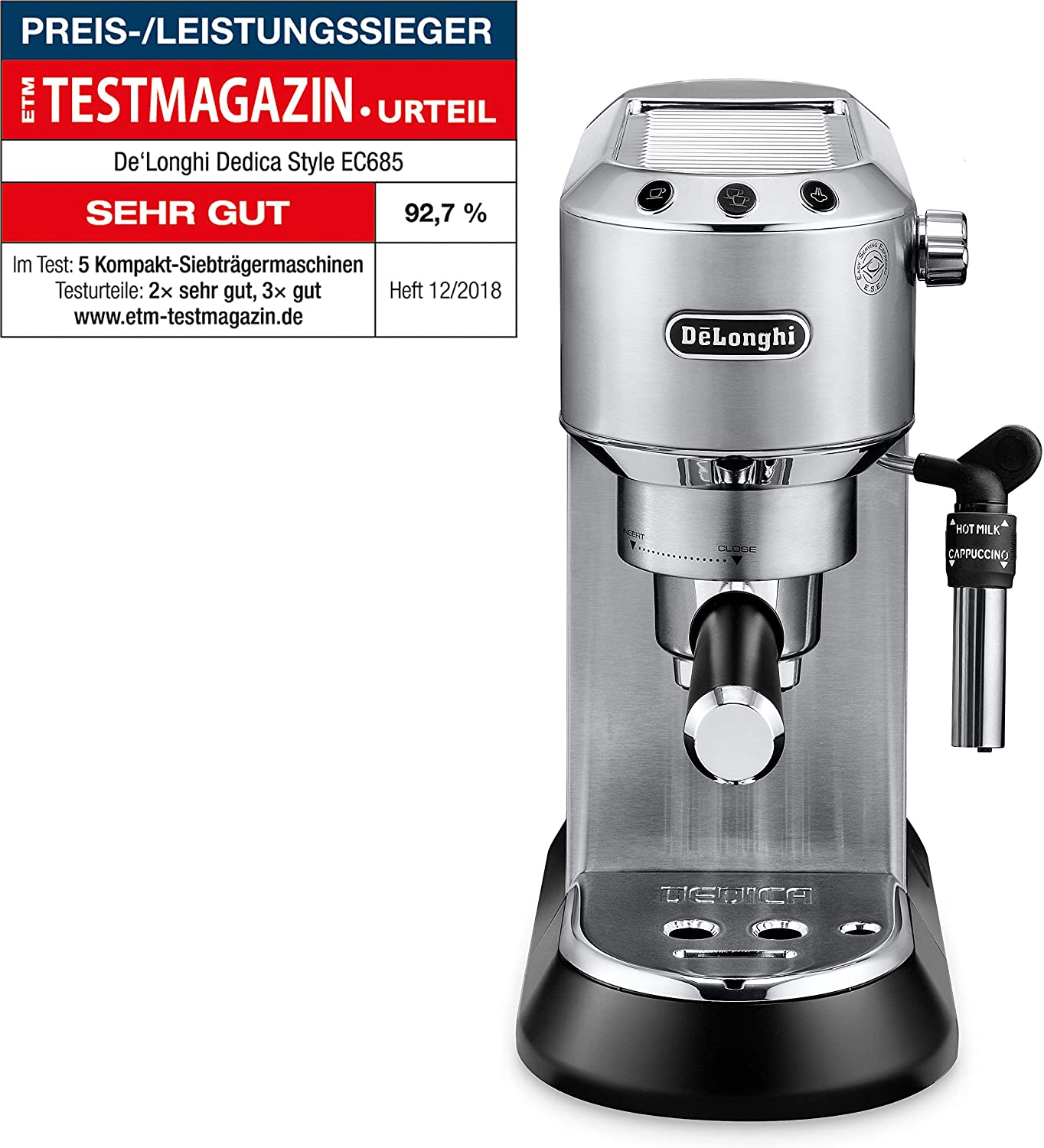 Máy pha Cafe Delonghi Dedica Style | EC685