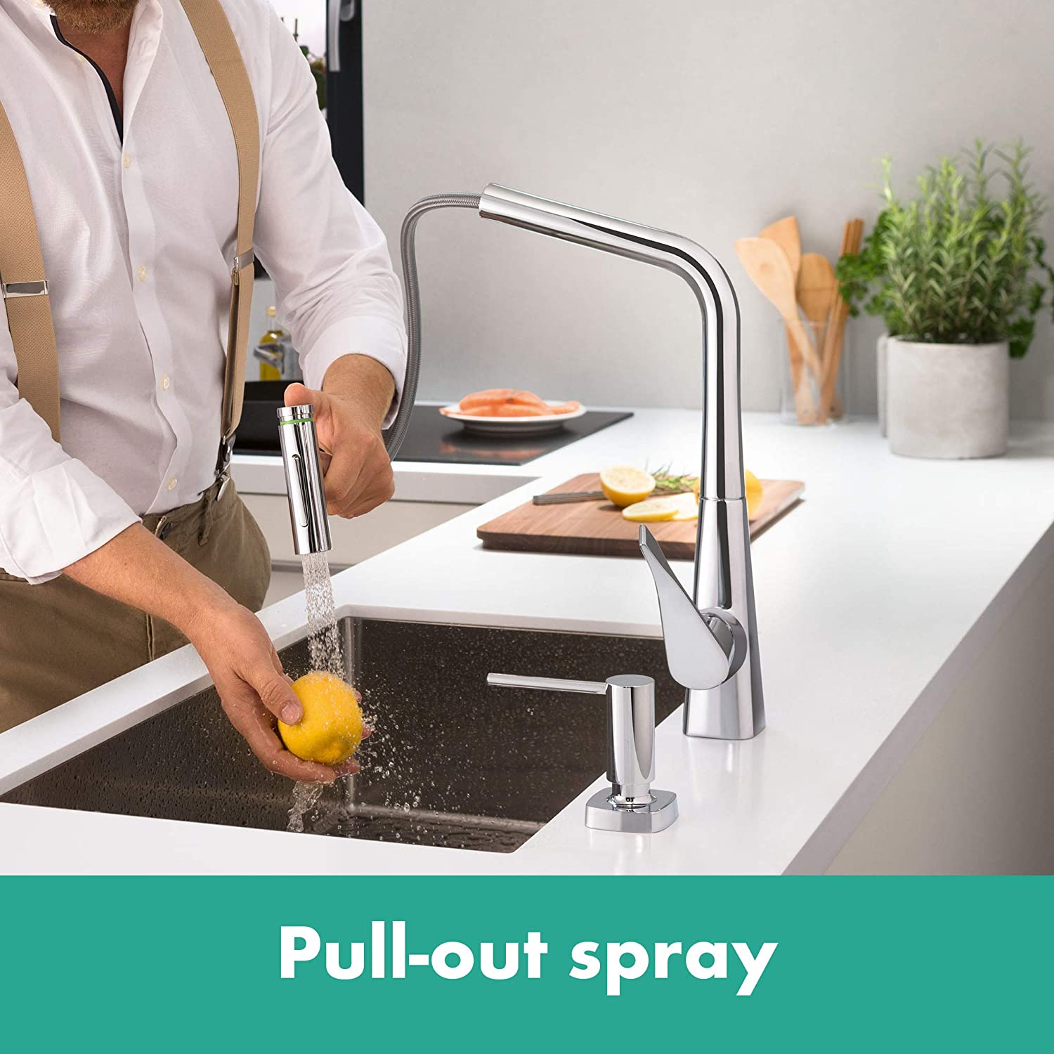 Vòi rửa bát Hansgrohe Metris M71 320 | 73816000