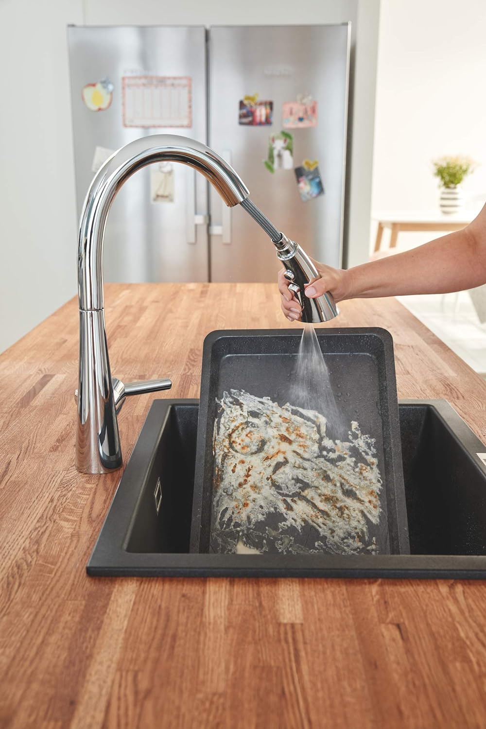 Vòi rửa bát dây rút Grohe Zedra | 32294002