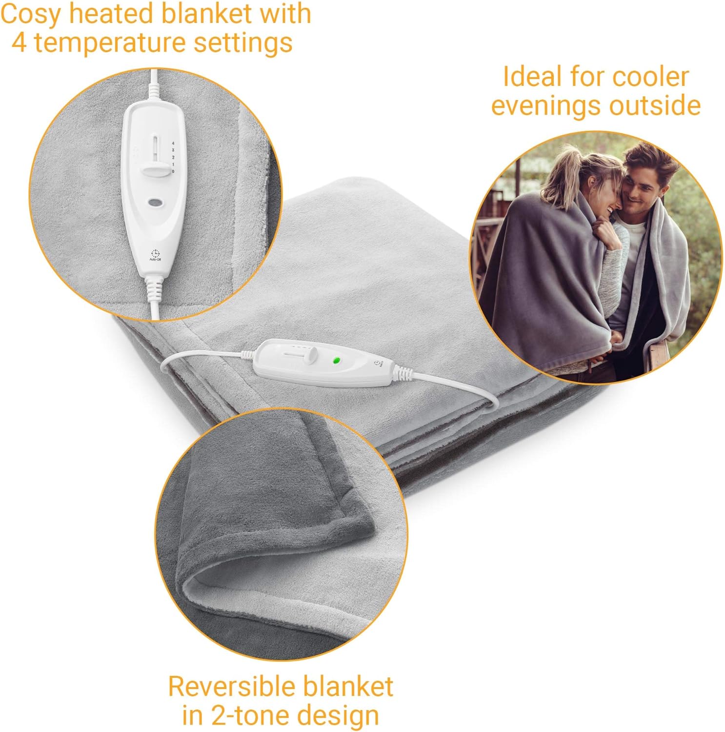 Chăn sưởi điện Medisana  (2mx1.5m) | HB675 XXL