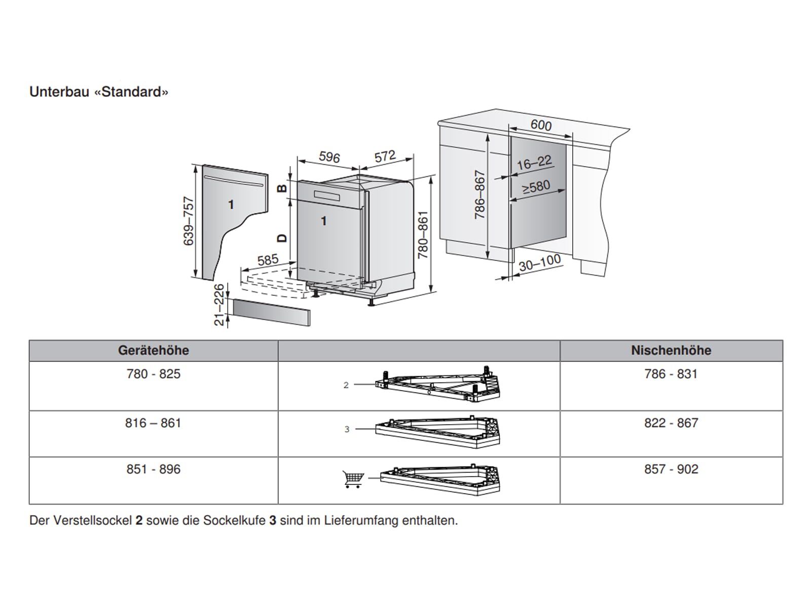Máy rửa bát âm tủ V-ZUG Adora V6000 | 4117100009