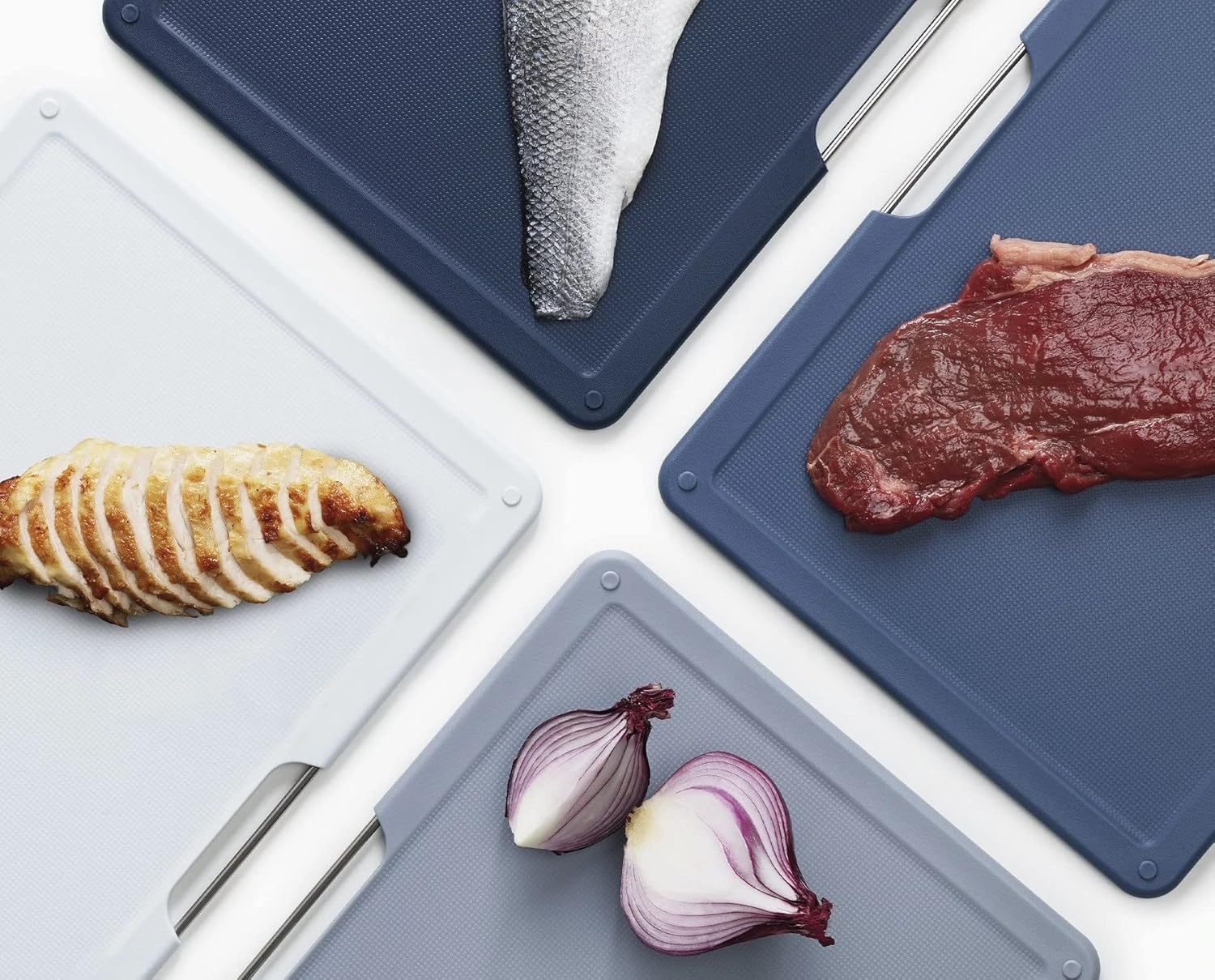 Bộ 4 thớt phân loại Joseph Joseph Folio Large (Editions Sky) | 60193