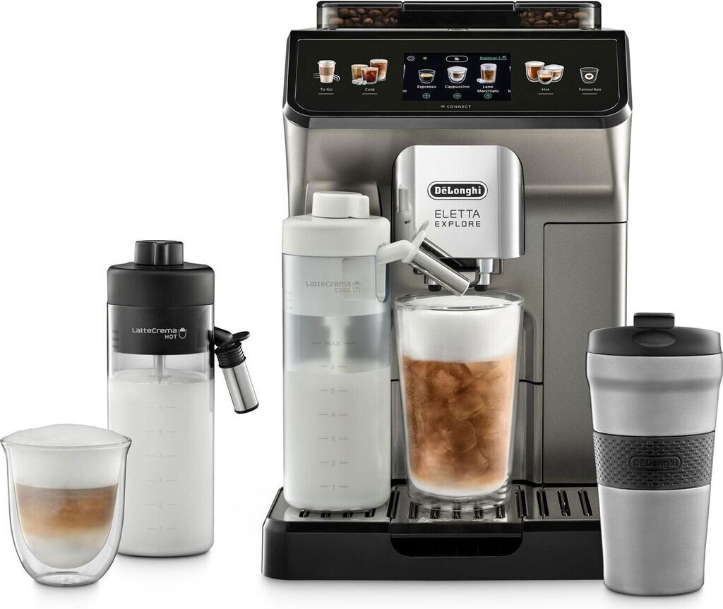 Máy pha cà phê tự động hoàn toàn DeLonghi Eletta Explore Cold Brew | ECAM 450.86.T